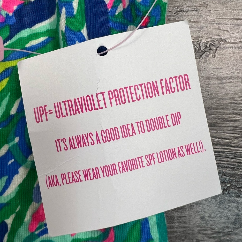 NWT $148 Lilly Pulitzer JOYCE DRESS XS INDIGO EXOTIC ESCAPADE UPF 50 Pockets - Picture 10 of 14